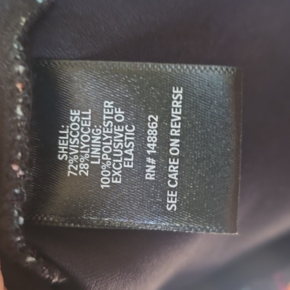 Torrid Two-piece Matching black Paisley Summer Pants Set 2x 18 20 - Picture 15 of 16